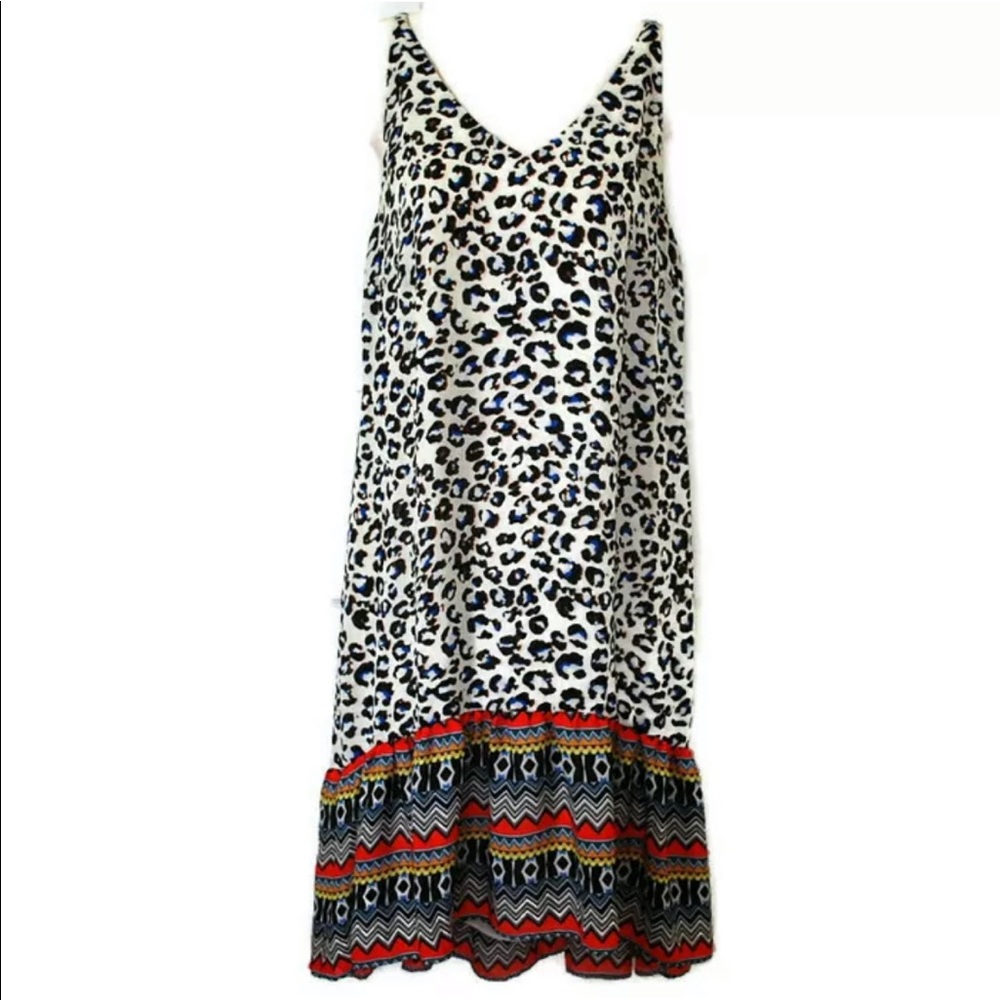 CAbi Animal Print Safari Dress